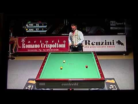 ANIELLO vs FREDDI - 2^parte 4°D.F. Terza Prova Biliardo BTP 2014 BAGNOLO S.VITO