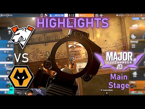 DESTROYED! Virtus Pro vs Wolves - HIGHLIGHTS - Main Stage - Copenhagen Major 2023 - R6 Esport