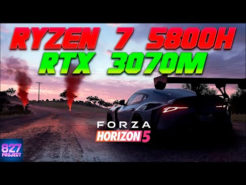 RYZEN 7 5800H + RTX 3070 LAPTOP Forza Horizon 5 EXTREME Settings