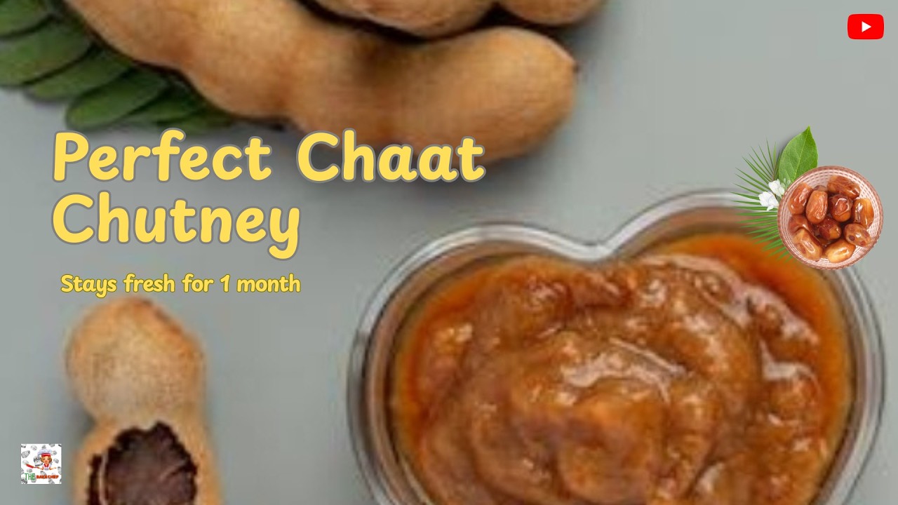 Khajoor Imli Chutney Recipe। Sweet & Tangy Tamarind Dates Chutney । Chaat Wali Chutney at Home