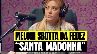MELONI SBOTTA DA FEDEZ DIETRO LE QUINTE: "SANTA MADONNA". ECCO COS'È ACCADUTO