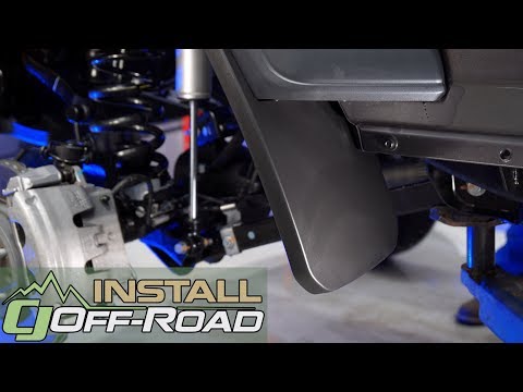 2018 Jeep Wrangler JL Mopar Front Splash Guard Pair Installation