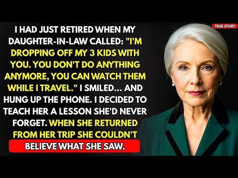 My DIL Said: “You’re Retired Now, Watch My Kids While I Travel’”— She Never Expected What I Did.