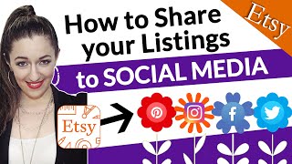 How to Share Your Etsy Shop Milestones and/or Listings to Social Media