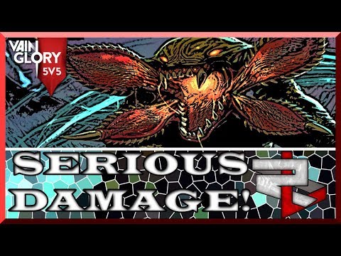 3.10 Vainglory 5v5 Ranked: Bot Lane GrumpJaw: Such An Easy Strong Hero!!