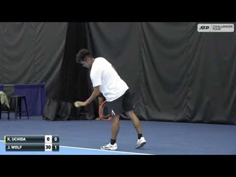 Kaichi Uchida (JPN) vs J.J. Wolf (USA) Champaign challenger 2 Round