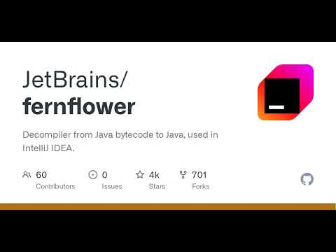Github Jetbrainsfernflower Decompiler From Java Bytecode To Java Used In Intellij Idea