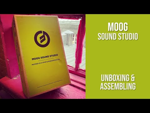 Moog Sound Studio - Unpack, Assemble and Connect, No talking
