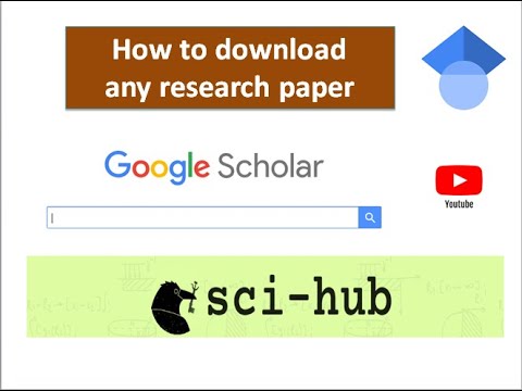 How to Download any research paper||Google Scholar|| Sci-Hub for researchers