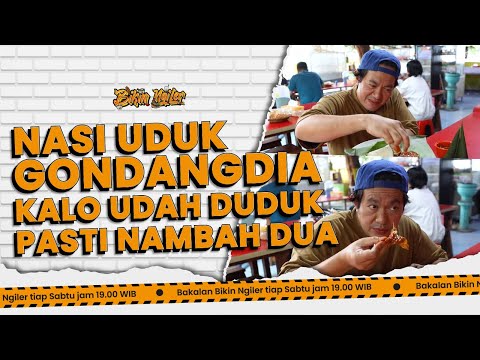 Bikin Ngiler Eps 18 - Nasi Uduk Gondangdia , Kalau Udah duduk Pasti Nambah Dua !!!