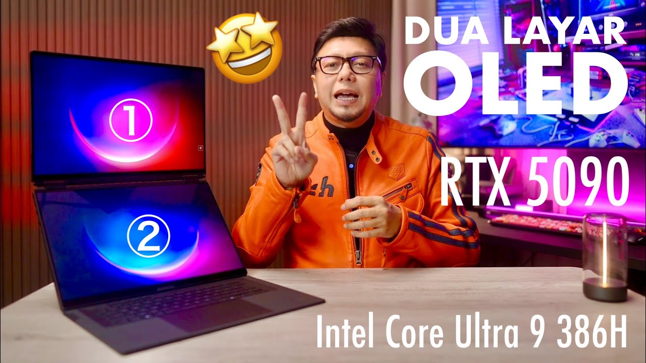 Laptop Gaming 2 Layar OLED Pertama di Dunia! ROG Zephyrus Duo GX651! Gila Banget!