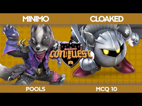 Manchester Conquest 10 -  MiniMo (Wolf) vs Cloaked (Meta Knight) Pools