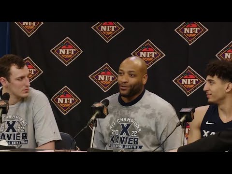Xavier wins NIT championship (Postgame press conference)