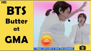 BTS Butter at GMA ft Taes Pony Tail