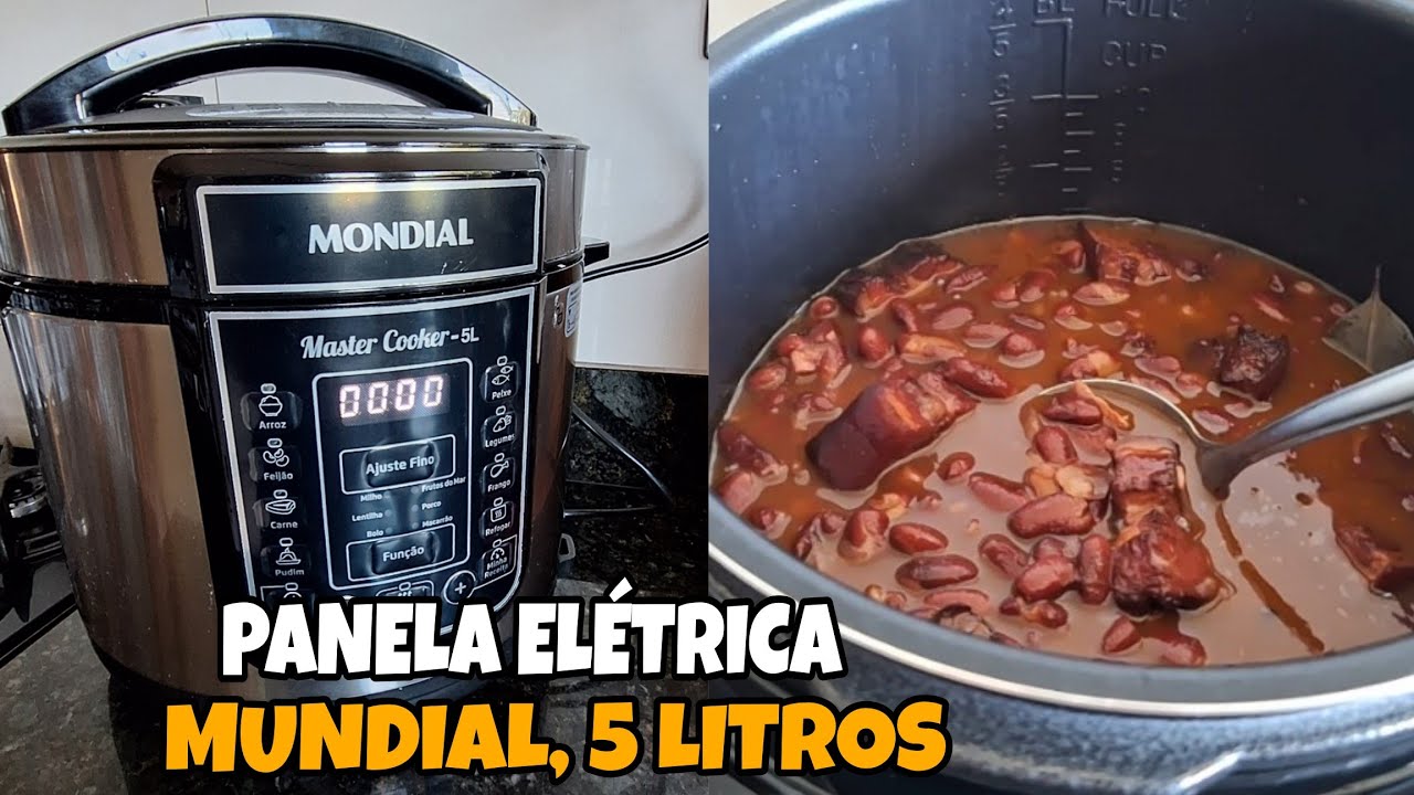 Miniatura da avaliação em vídeo de Panela Elétrica MONDIAL PE-30-6X 500W 110V Preto