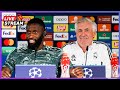 ??️ ?? ??????? | ¡Rueda de prensa de Rüdiger y Ancelotti previa al Leipzig!