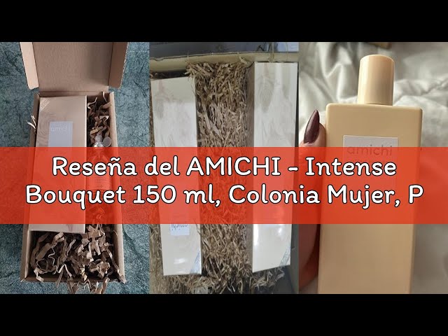 Vídeo relacionado con Set de Perfume Mujer Amichi Intense Bouquet 3 Piezas