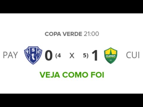 Paysandu 0(4) x (5)1 Cuiabá - Melhores Momentos - Copa Verde - 20/11/2019 | Futebol