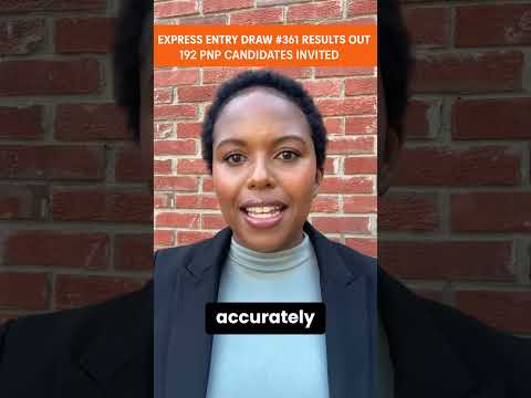 Canada Express Entry Draw: Invites 192 PNP Candidates at 800 CRS @EivyJoyQuito