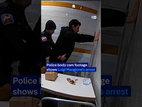 Newly released footage shows moments of Luigi Mangione's arrest | DW News