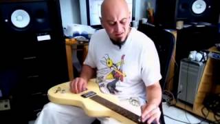 Massimiliano Gaudio Playing Asher Lap Steel and Railhammer Chrome Pickups