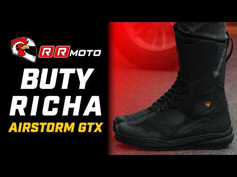 RICHA AIRSTORM GTX _ turystyczne buty motocyklowe z Gore_Tex i D3O