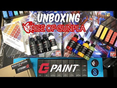 RISE OF GUNPLA GPAINT STARTER PACK | UNBOXING