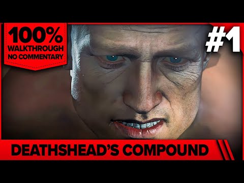 Wolfenstein: The New Order 100% Cinematic Walkthrough (Über, All Perks) 01 DEATHSHEAD'S COMPOUND