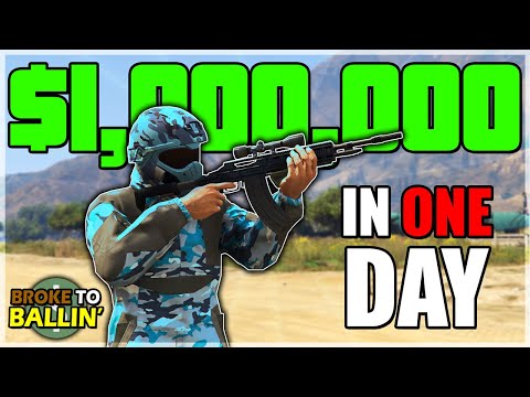 THE MOST PAINFUL WAY TO MAKE $1,000,000... | BROKE TO BALLIN' #3 - GTA Online E&E
