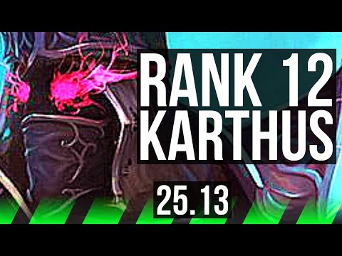 KARTHUS vs JARVAN IV (JGL) | Rank 12 Karthus | NA Challenger | 25.13
