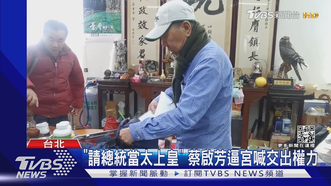 「請總統當太上皇」 蔡啟芳逼宮喊交出權力