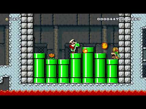 Easy's Lennys&Vanilla Forcastle! by GTRP_Easy - SUPER MARIO MAKER - NO COMMENTARY 1ay