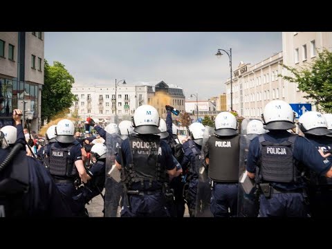 Gay Pride parade in Poland disrupted by hooligans