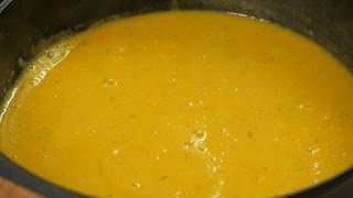 מרק עדשים כתומות