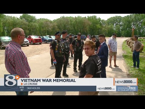 Groundbreaking ceremony marks start of work on Vietnam War memorial in La Crosse