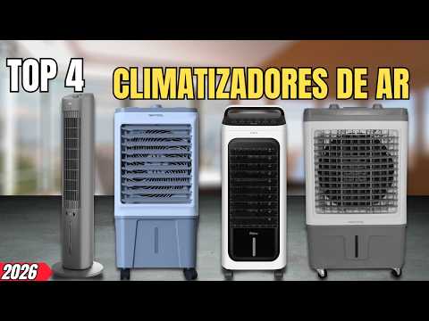 TOP 4 Melhores CLIMATIZADORES DE AR | Climatizadores Em 2026