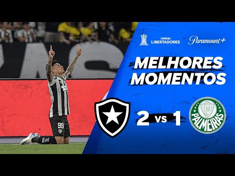 BOTAFOGO 2 x 1 PALMEIRAS - CONMEBOL LIBERTADORES 2024 | Paramount Plus Brasil