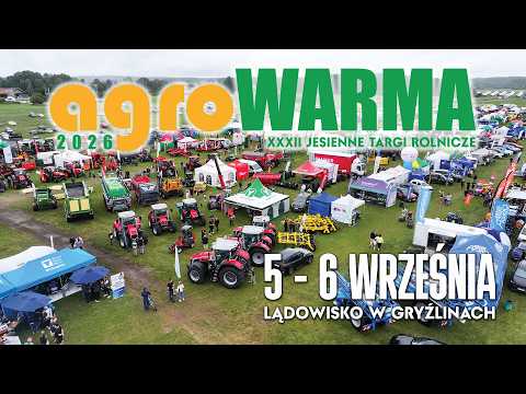 agroWARMA 2026 - XXXII Jesienne Targi Rolnicze | 5-6 września | Lądowisko w Gryźlinach - podsumowanie