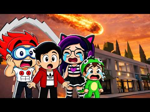 SOBREVIVIMOS AL METEORITO DE BROOKHAVEN CON MI FAMILIA | Kori Roblox