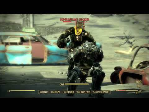 Fallout 4 - Best VATS shot ever