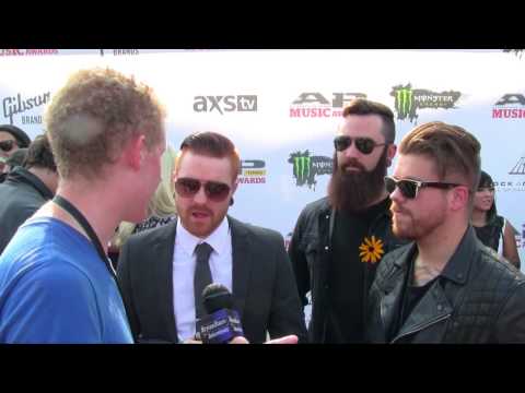 Memphis May Fire Interview Matty Mullins AP Music Awards 2014