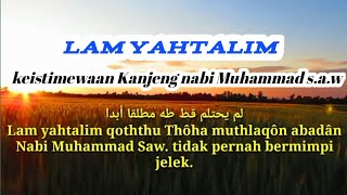 Download lagu Lam Yahtalim ( keistimewaan Kanjeng Nabi Muhammad S.A.W.) Lirik dan artinya mp3