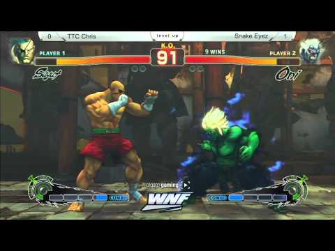 SSF4AE TTC Chris vs Snake Eyez - WNF 1.4