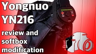 Yongnuo YN216 softbox modification and review - cheap and affordable video light