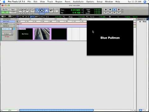 6 Working with Video in Pro Tools