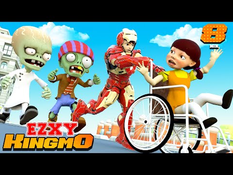 Infinity War: Nick and Doll Transform Ironman Hero - Scary Teacher 3D Avengers vs Zombie Animation