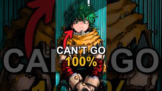 Deku never used 100% of One For All in My Hero Academia #myheroacademiaseason8