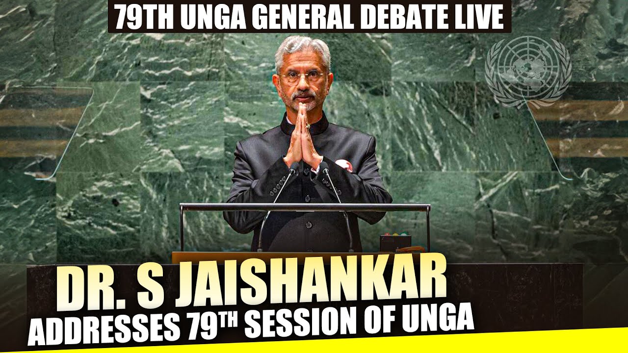 UNGA General Debate LIVE | EAM Dr. S Jaishankar Addresses 79th session | Pakistan | Terrorism