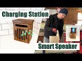Phone Charging Station & Smart Speaker Cover | How I made it