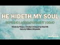 He Hideth My Soul | Soprano | Piano